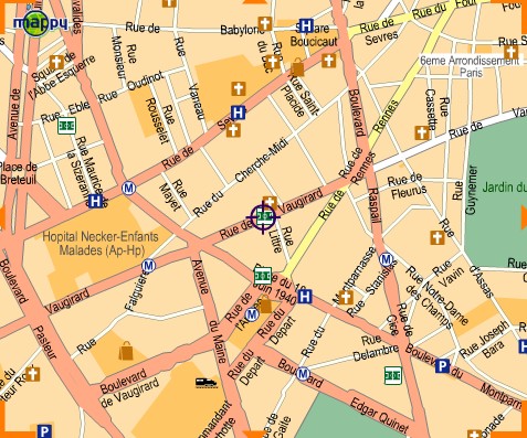 Plan d’accès à l’espace Forum 104.