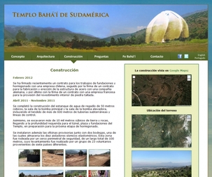 Le site web du temple bahá’í d’Amérique du Sud a été lancé en espagnol, en portugais et en anglais Il a pour objectif de répondre aux questions suscitées par le projet – son concept, son design et sa construction, ainsi que les enseignements bahá’ís qui l’ont inspiré.