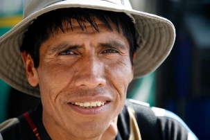 Santos Vargas, un délégué de  Bolivie.