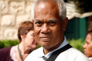 Tebutii Hicking, un délégué de Kiribati.
