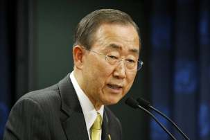 Le secrétaire général des Nations unies, Ban Ki-moon. Son dernier rapport sur les violations des droits de l’homme en Iran souligne expressément « la discrimination et la persécution » actuelles de sa communauté bahá’íe.