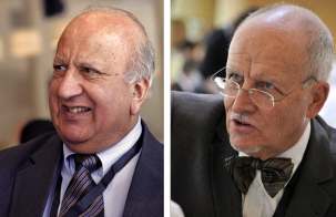 De gauche à droite : Dr. Peter Khan et  M.Hooper Dunbar.