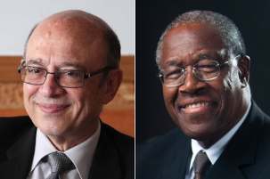 M. Farzam Arbab (à gauche) et M. Kiser Barnes (à droite)