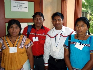 Des bahá’ís indiens du Panama étaient présents à la conférence de Managua.