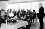 Erik Blumenthal lors d'une conférence à Langenhain, 1974