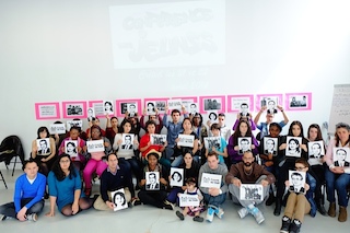 Autre mobilisation lors d'une conférence des jeunes en avril à Créteil