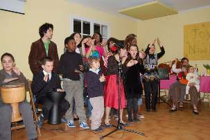 Les enfants ont animé une partie de la soirée.