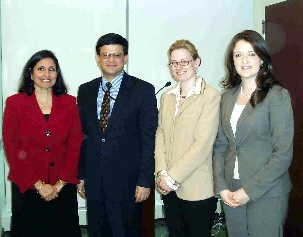 De gauche à droite, quelques unes des personnes présentes le 14 février 2008 lors de la présentation de la déclaration 