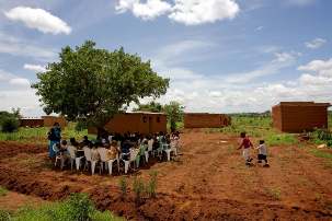 Un rassemblement bahá’í en République démocratique du Congo. La Maison universelle de justice a annoncé la construction d’une nouvelle maison d’adoration nationale dans ce pays.