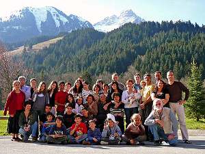 Les familles à l'honneur lors du camp de printemps près de Thonon-les-Bains