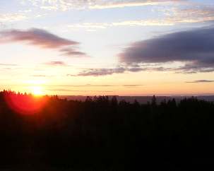 Lever de soleil. Schliffkopf, Forêt Noire- Allemagne.