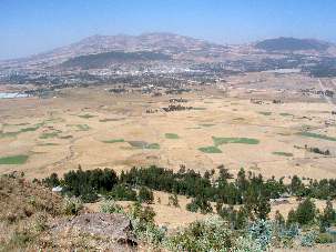 Vue d’ensemble d’Addis Abeba, la capitale de l’Ethiopie