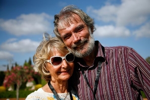 Nora Vivie Nedden et  William Nedden, délégués des Iles sous le vent.