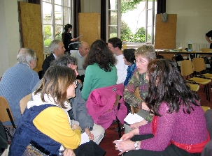 Faisant suite aux conférences, le programme du colloque avait prévu des ateliers de partage et de réflexion en petits groupes.