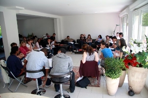 Début du séminaire avec un approndissement de l’étude du livret 5 « Révéler le potentiel des 12-14 ans ».
