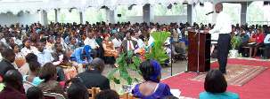 Des bahá’ís en provenance de six pays différents avaient fait le voyage jusqu’à Nakuru au Kenya pour assister à la conférence régionale.