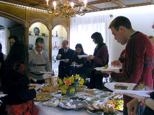 Le buffet international, fruit du travail passionné de nombreux talents culinaires, a permis de ravir les yeux et papilles de tous les gourmands