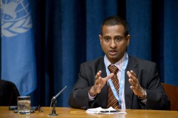 Press conference by Ahmed Shaheed, Special Rapporteur on the situation of human rights in Iran.