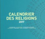 La rosace qui illustre la couverture du calendrier est constituée des 8 symboles des cultes ayant participé à sa réalisation avec les représentants de la mairie de Strasbourg.