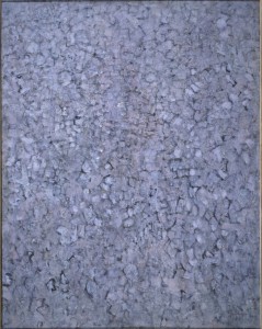 Mark Tobey Verso Nord-Ovest (Northwest Drift), 1958, tempera et gouache sur panneau stratifié et papier, 113,5 x 90,5 cm Tate, Londra, Presentato da American Friends of the Tate Gallery, 1961