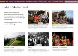 La Baha’i Media Bank mise à jour a été rendue disponible le 26 septembre.
