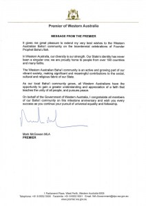 « ...notre diversité est notre force », a écrit Mark McGowan, Premier ministre de l’Australie-Occidentale.