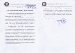 « Pendant toutes ces années, les communautés bahá’íes ont été actives dans la recherche et la promotion du dialogue et de l’ouverture d’esprit interreligieuse et interconfessionnelle», a écrit le secrétaire d’État aux Affaires religieuses de Roumanie à la communauté bahá’íe.