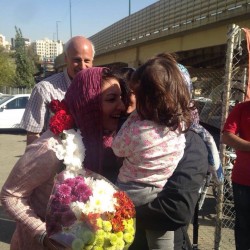 Fariba Kamalabadi, récemment libérée de prison, après avoir été achevé une peine de prison injuste