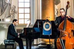 Un concert de musique classique lors d’une célébration du bicentenaire à Stockholm, en Suède