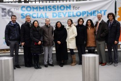 La délégation de la Communauté internationale bahá’íe à la 56e Commission pour le développement social