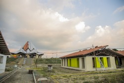 Des progrès importants ont été réalisés ces dernières semaines dans la construction de l’édifice central du temple et de ses bâtiments annexes.