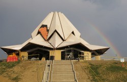 Les principaux éléments structuraux du temple du Norte del Cauca sont achevés.