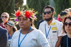 La diversité de l’humanité était représentée à Bahjí aujourd’hui.