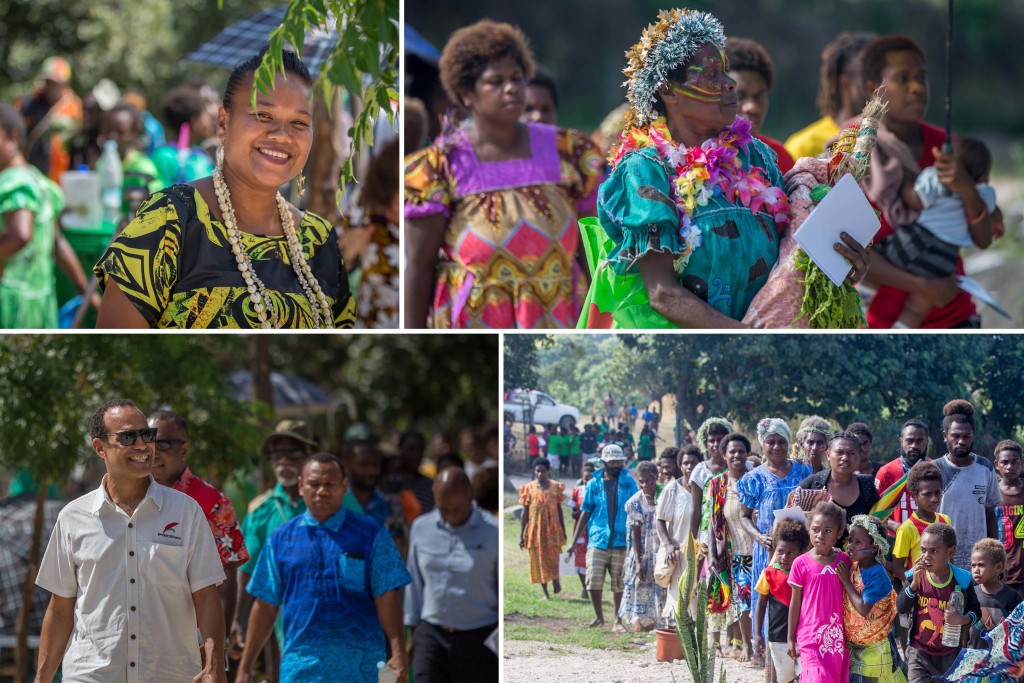 Des gens de tout le Vanuatu sont arrivés pour la cérémonie d’inauguration de la maison d’adoration bahá’íe à Tanna.