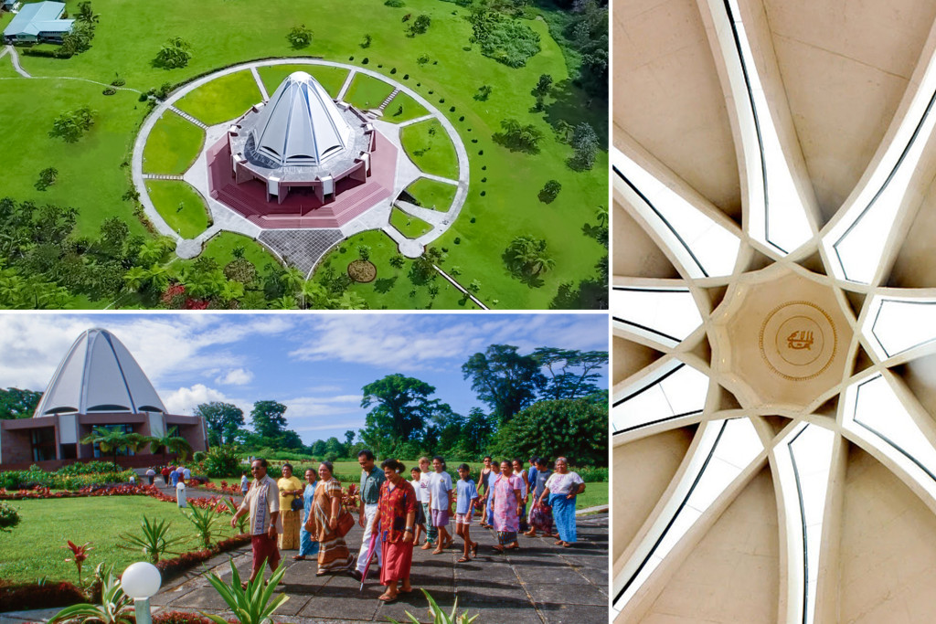 Apia, Samoa - En préparation du centenaire, des personnes de tous âges se sont rassemblées sur le terrain du temple pour écouter des récits sur la vie de ‘Abdu’l-Bahá. Le programme de commémoration du centenaire comprendra des prières, des chants traditionnels et des présentations artistiques par des jeunes.