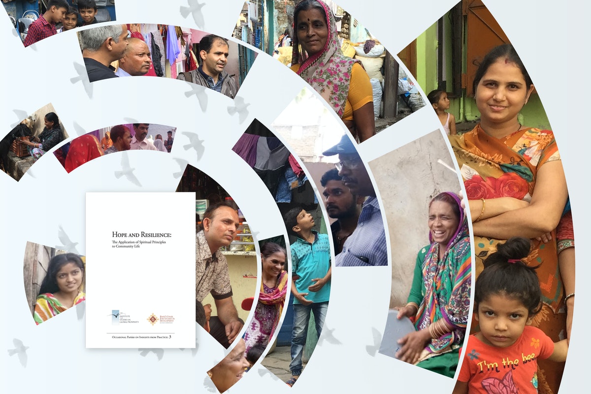 Un nouveau document de recherche publié conjointement par la Chaire bahá’íe d’études sur le développement de l’université Devi Ahilya à Indore, en Inde, et l’Institut d’études sur la prospérité mondiale (ISGP), explore la manière dont les communautés s’appuient sur des principes tels que l’unité de l’humanité et l’interdépendance de l’humanité avec la nature, dans leurs efforts pour contribuer au bien commun.