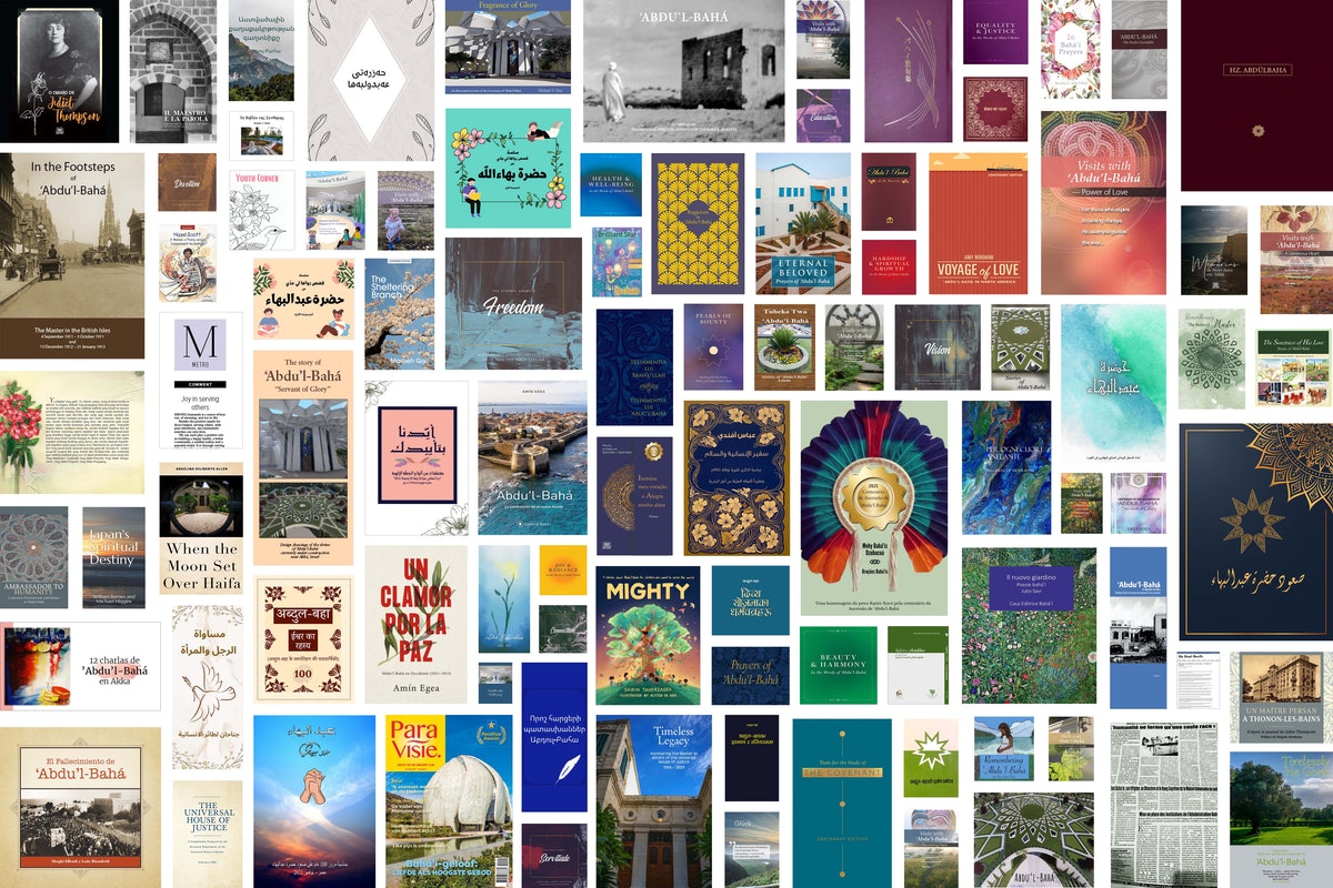 D’innombrables personnes et communautés à travers le monde ont créé un grand nombre de publications inspirées par la vie de service à l’humanité de ‘Abdu’l-Bahá.