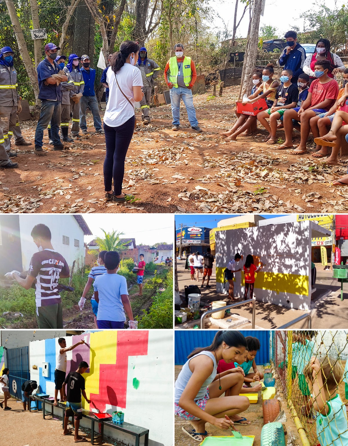 Au Brésil, un groupe de jeunes, participant aux efforts bahá’ís de développement de la communauté, a bénéficié du soutien du gouvernement pour retirer 12 tonnes de déchets de la zone entourant une rivière locale.