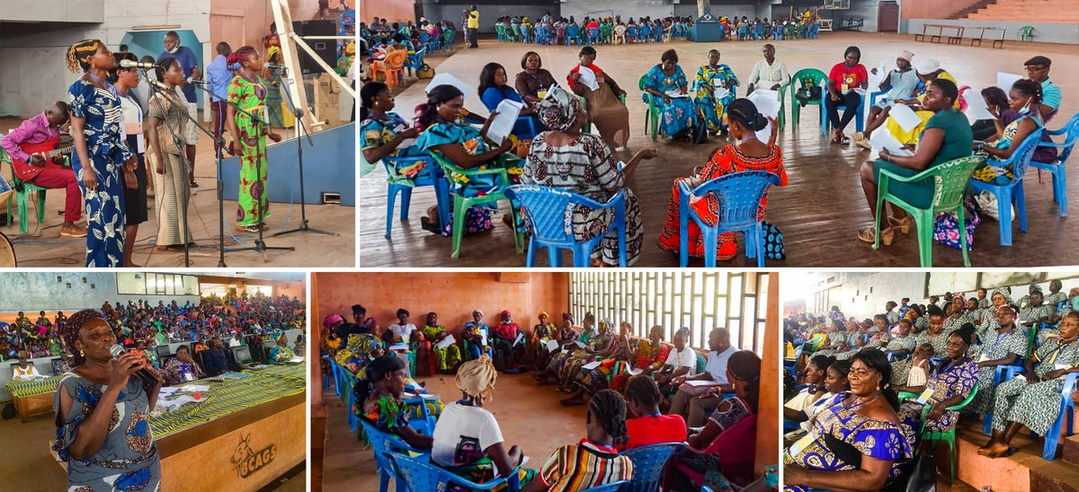 Une conférence à Bangui, en République centrafricaine (RCA), portait sur le rôle des femmes dans la promotion d’une société pacifique. Cette conférence à laquelle ont participé quelque 500 femmes de la région était la première des 140 conférences qui seront organisées dans ce pays.