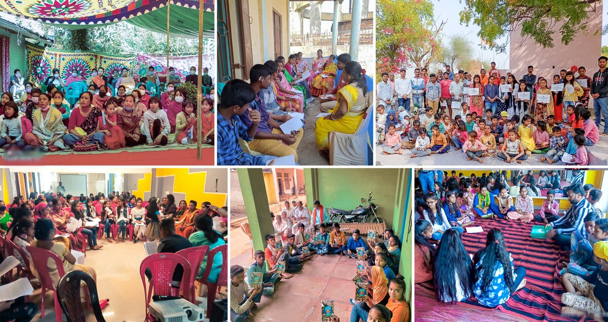 Participants à des conférences organisées dans le Madhya Pradesh, le Manipur et l’Uttar Pradesh.