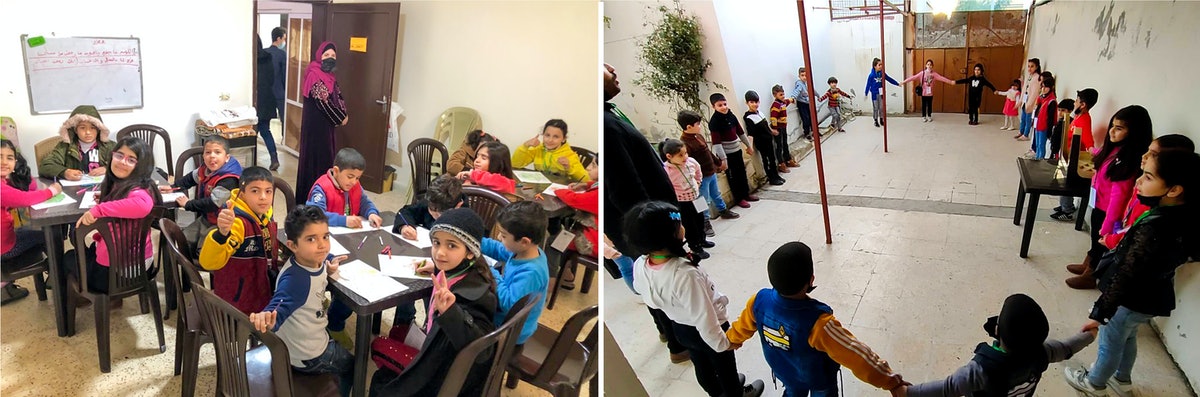 Voici quelques-uns des enfants qui ont participé à la conférence dans le nord de la Jordanie. Parmi les sujets abordés par les parents et les familles lors du rassemblement figurait l’égalité des femmes et des hommes.