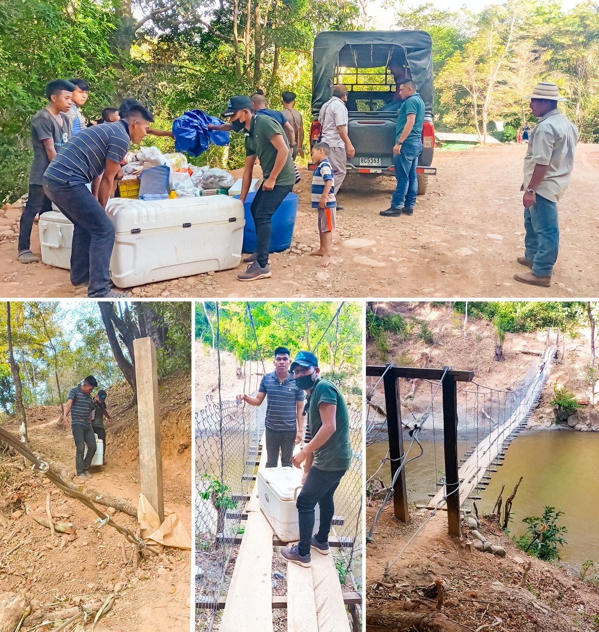 De nombreux habitants de Cerro Iglesia dans le district de Besiko, au Panama, ont travaillé ensemble pour préparer la première conférence dans ce pays, transportant des provisions, organisant les mesures sanitaires et planifiant une série d’activités pour tous les âges.