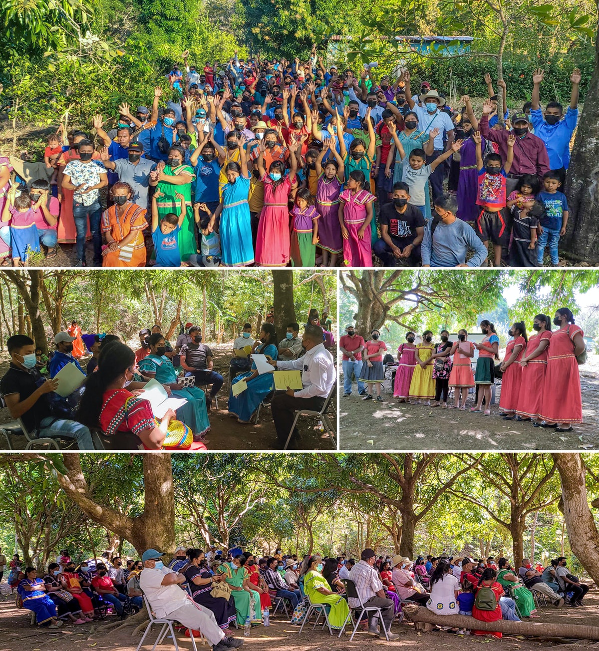 Autre conférence dans le district de Besiko, au Panama, dans la communauté d’Alto Naranjo.