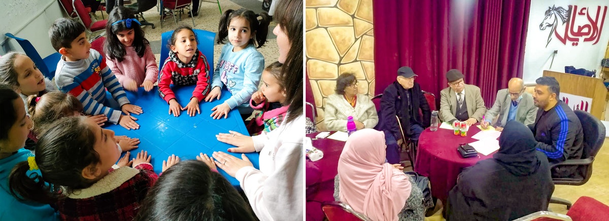 Lors d’une conférence locale à Al-Mafraq, en Jordanie, des participants de tous âges se sont réunis pour discuter de thèmes tels que l’égalité des femmes et des hommes, l’éducation morale et le service désintéressé à la société.