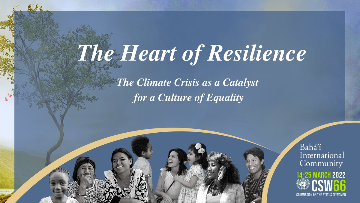 La déclaration du BIC « The Heart of Resilience: The Climate Crisis as a Catalyst for a Culture of Equality » (Le cœur de la résilience : la crise climatique en tant que catalyseur d’une culture de l’égalité) est disponible   ici (EN).