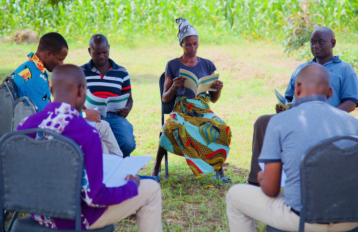 Autre groupe de participants au programme de Préparation à l’action sociale dans un centre agricole à Kabwe, en Zambie.