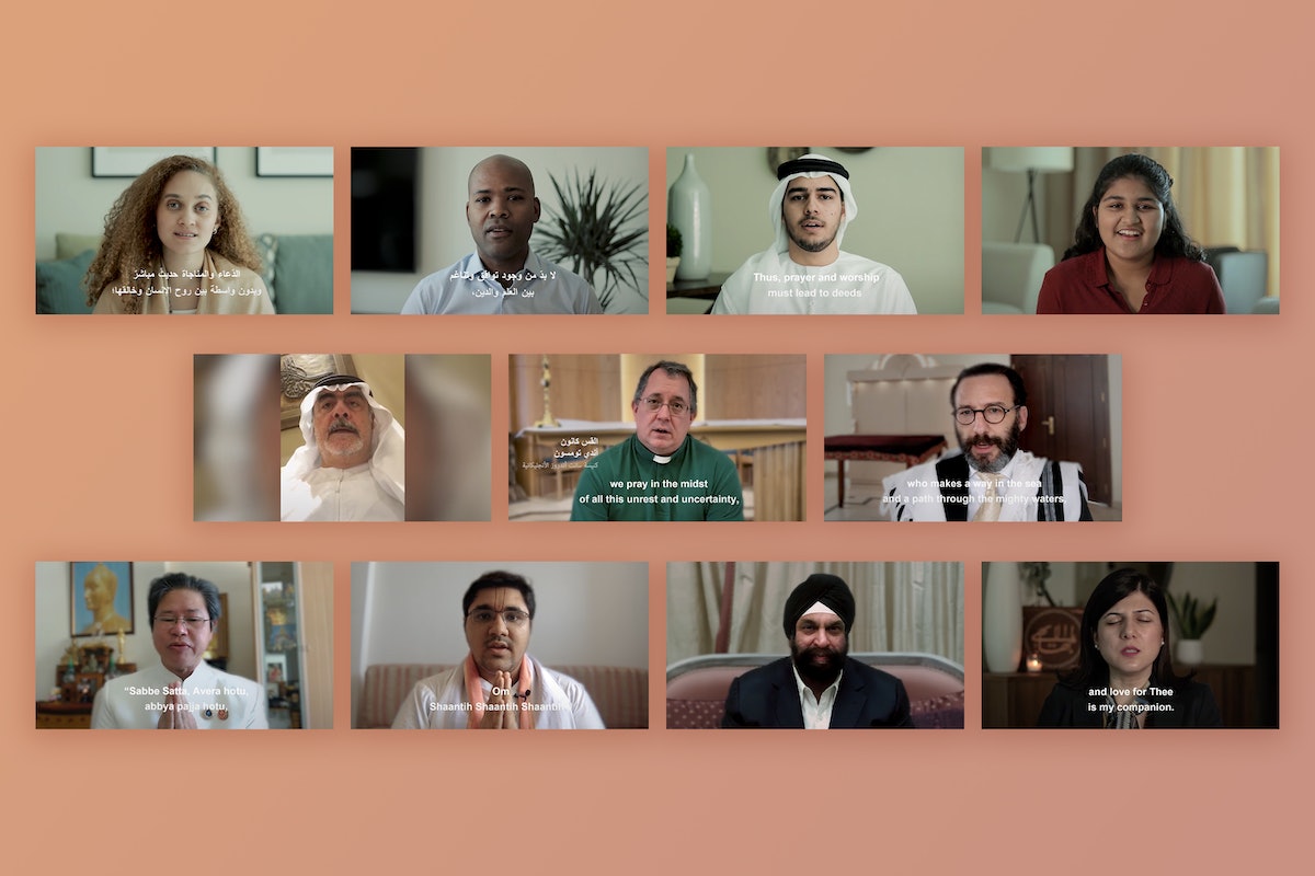 Les bahá’ís des E.A.U. ont créé un court-métrage) sur l’importance de la prière et du service à la société, mettant en vedette des membres de différentes communautés religieuses.