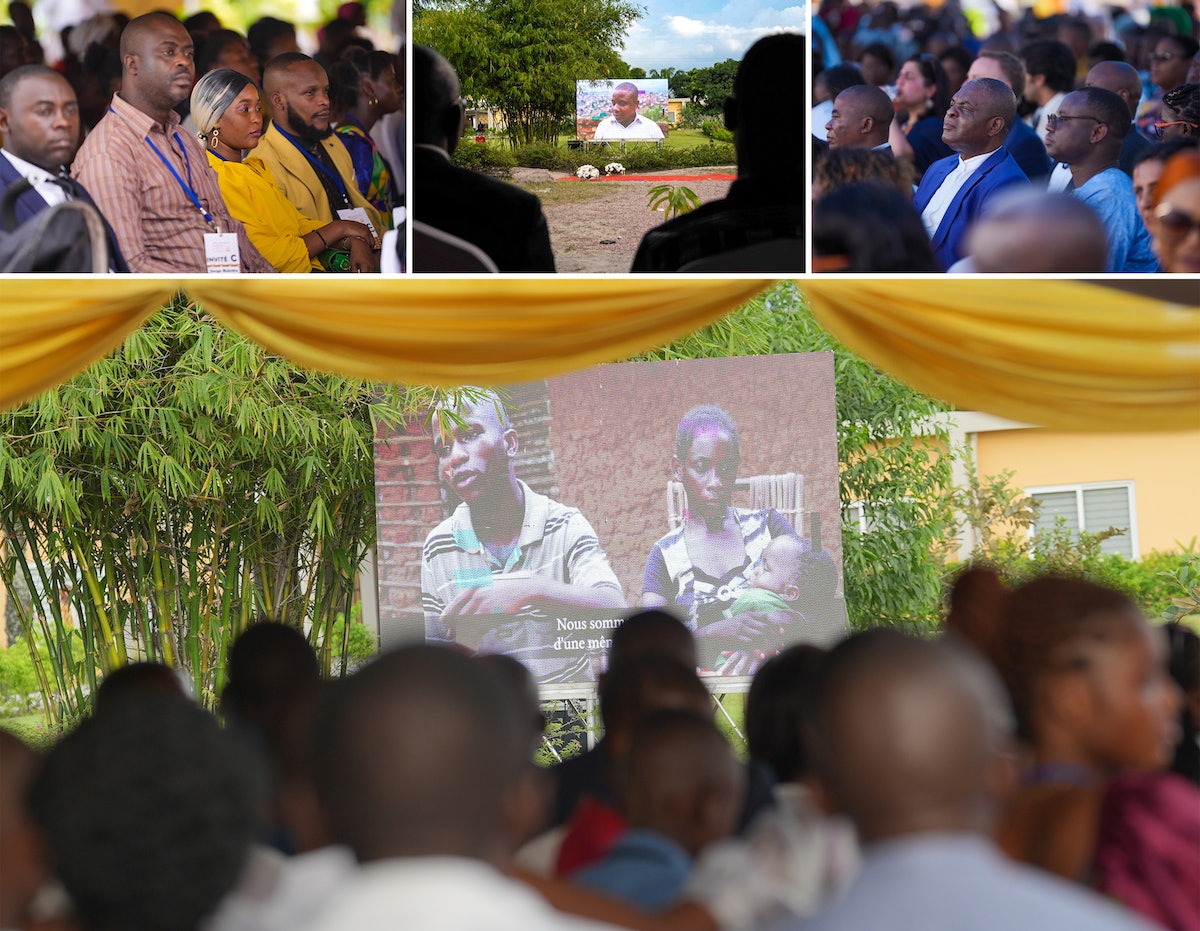 Le programme comprenait une projection de « Une réponse remarquable : L’aube de la foi bahá’íe en République démocratique du Congo », un film (en anglais et en français) sorti pour l’occasion sur le parcours des bahá’ís du pays au cours le sept dernières décennies.