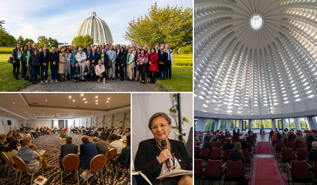 Le premier soir de la 93e convention nationale des bahá’ís d’Allemagne, les délégués ont visité le temple bahá’í pour se préparer spirituellement à l’élection de l’Assemblée spirituelle nationale.