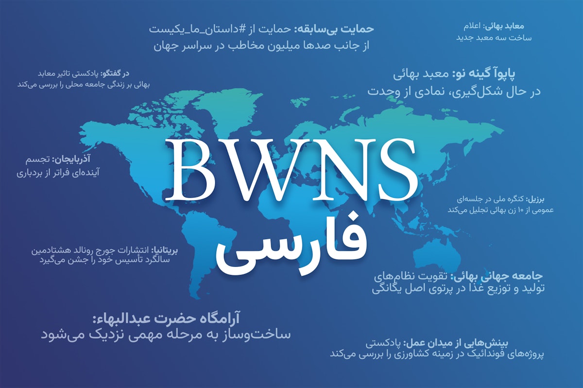Le BWNS a désormais intégré la langue persane sur son site web, ce qui constitue une avancée notable depuis la création du News Service, il y a plus de deux décennies.